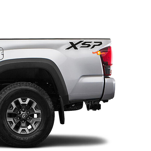 Paar XSP Seiten-LKW-Vinyl-Aufkleber für Toyota Tacoma
 1