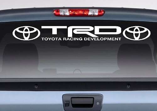 TRD Racing Development Heckscheiben-Vinylaufkleber für Toyota