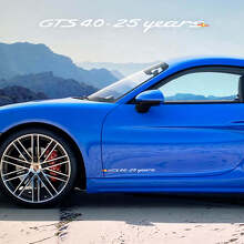 GTS 4.0 25 Jahre Vinyl-Aufkleber-Kit für die Seitentür des Porsche 718 Cayman_2