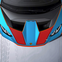 Motorhauben-Rennstreifen Vinyl Aufkleber Grafiken für Lamborghini STO
 2