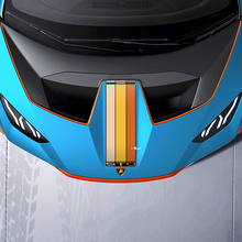 Motorhauben-Rennstreifen Vinyl-Aufkleber Grafiken für Lamborghini STO
 3