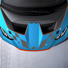 Motorhaube Zentral STO Logo Vinyl Aufkleber Grafiken für Lamborghini STO
 3