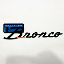 Bronco Badlands Yeti Sasquatch Bigfoot Kotflügelabzeichen Heckklappenemblem 3D-Abzeichen Schwarz vs Blau
 2