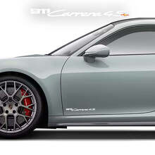 911 Carrera 4S Seitentür Vinyl-Aufkleber Paar für Porsche 911_2