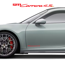 2x Porsche Porsche 911 Carrera 4G Signature Seitentür Aufkleber Sticker
 3