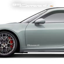 2x Porsche Porsche 911 Carrera 4S Signature Seitentür Aufkleber Sticker
 5