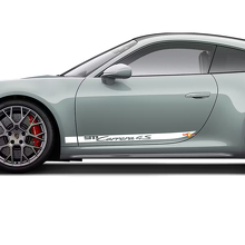 Seitenverkleidungsgrafik Aufkleber für Porsche 911 Carrera 4S
 5