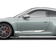 Seitenverkleidungsgrafik Aufkleber für Porsche 911 Carrera 4S
 5