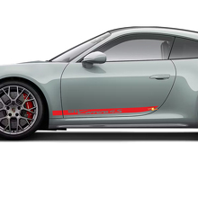 Seitenverkleidungsgrafik Aufkleber für Porsche 911 Carrera 4S
 6