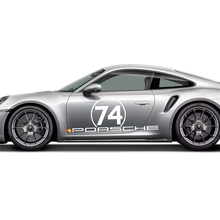 Seitenstreifen-Kit Grafik Aufkleber für Porsche 911 Turbo S 992.2 zum 50-jährigen Jubiläum
 2