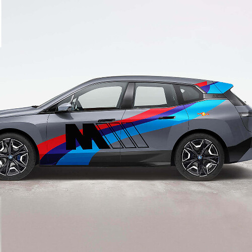 M Performance Seitenstreifen Vinyl-Aufkleberset für BMW iX