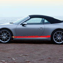 Seiten 911 Türen Streifen Kit Aufkleber für Porsche 911 Carrera
 3