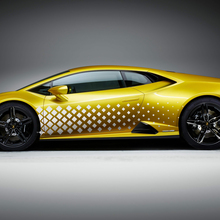 Seiten-Diamant-Rauten-Renn-Vinyl-Aufklebergrafiken für Lamborghini Huracan Evo
 2