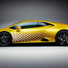 Seiten-Diamant-Rauten-Renn-Vinyl-Aufklebergrafiken für Lamborghini Huracan Evo
 2