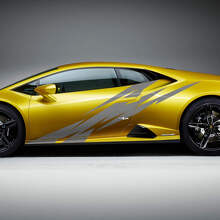 Seitengrafiken Racing Vinyl Aufkleber Grafiken für Lamborghini Huracan Evo
 2