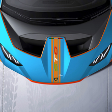 Motorhaube Zentralsstreifen STO Logo Racing Vinyl Aufkleber Grafiken für Lamborghini STO
 3
