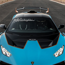 Motorhaube Zentralstreifen STO Logo Racing Vinyl Aufkleber Grafiken für Lamborghini STO
 2