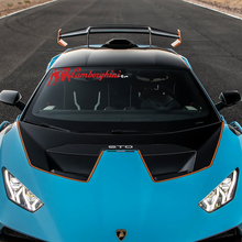 Motorhaube Zentralstreifen STO Logo Racing Vinyl Aufkleber Grafiken für Lamborghini STO
 3