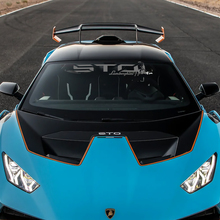 Motorhaube Zentralstreifen STO Logo Racing Vinyl Aufkleber Grafiken für Lamborghini STO
 2