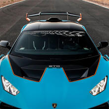 Frontscheibe STO Logo Lambo Vinyl Aufkleber Grafiken für Lamborghini STO 2
 2