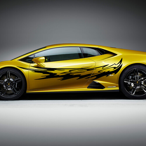 Seiten-Grafiken Racing Vinyl Aufkleber Grafiken für Lamborghini Huracan Evo
