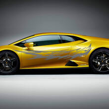 Lightning Tribal Seiten-Racing Vinyl Aufkleber Grafik für Lamborghini Huracan Evo 2