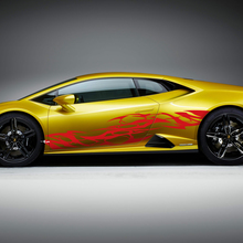 Seitengrafiken Tribal Racing Vinyl Aufkleber Grafiken für Lamborghini Huracan Evo
 3