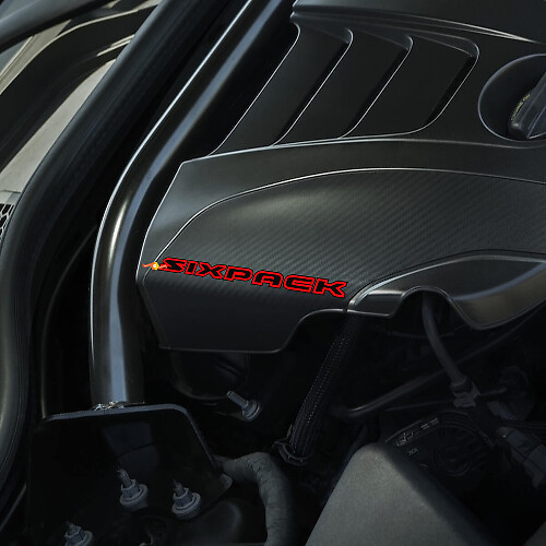 Sechser-Pack Motorhauben-Aufkleber für Dodge Charger
