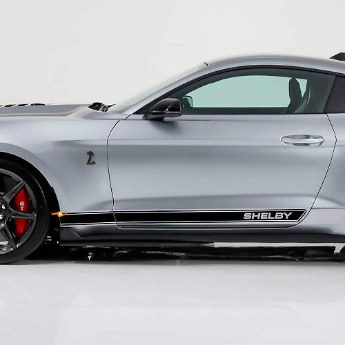 Shelby Schwellerstreifen Vinyl-Aufkleber Set für Musclecar Musclecarmodel