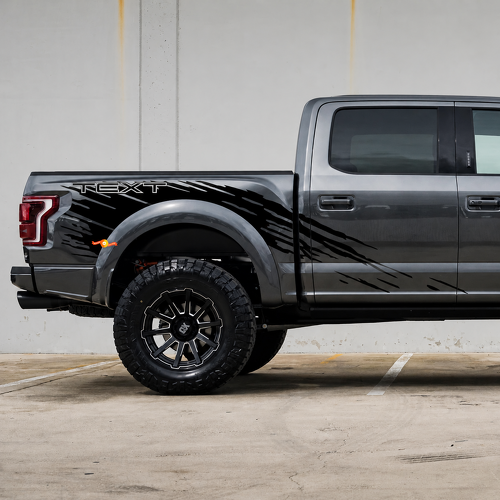 Individuelle Text-Seitenschweller-Spritzschutz-Grafik Vinylaufkleber Aufkleber für Musclecar Truck Power Truck