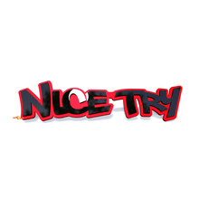Schöner Versuch Street Racing Emblem 3D Abzeichen
 2