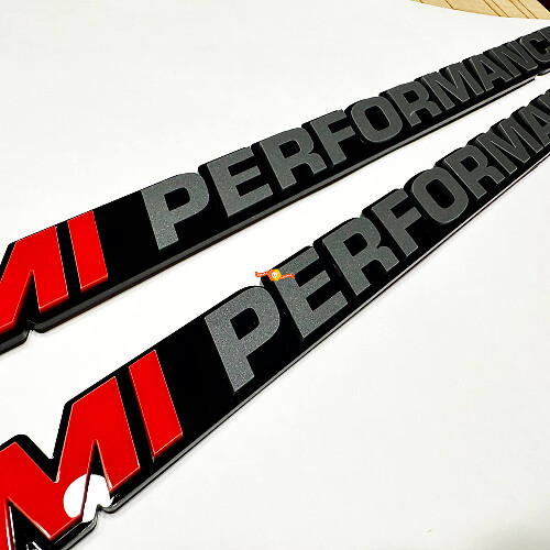 Individueller Text PERFORMANCE Motorhauben-Emblem 3D-Plakette für Dodge Ram 1500 Pickup 5.7L V8 Hemi