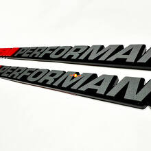 Individueller Text PERFORMANCE Motorhauben-Emblem 3D-Plakette für Dodge Ram 1500 Pickup 5.7L V8 Hemi 4