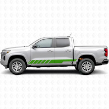 Schräg verlaufende Racing-Tür- & Schweller-Vinylstreifen für Chevrolet Colorado 3. Generation 2023-2026_6