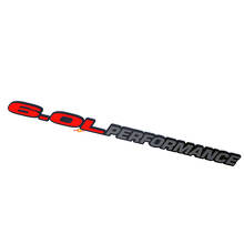 6.0 Leistungs-Haubenemblem 3D-Emblem für Dodge Ram Powerstroke Truck 6.0L
 4