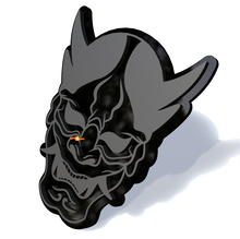 Maske Hannya Japanische Noh Kotflügelabzeichen Heckklappenemblem 3D-Abzeichen
 4