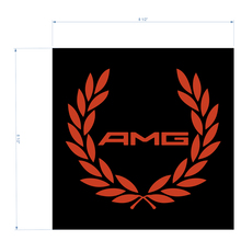 AMG Racing Kranz Aufkleber Logo zur Abdeckung des Distronic für Mercedes Benz 4matic S63 C63S
 3