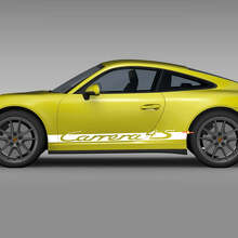 Seitenschweller Racing Streifen Aufkleber 3 für Porsche Carrera 4S 3