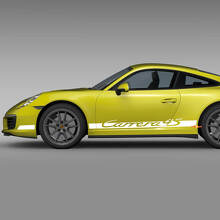 Seitenwangenverkleidung Racing Streifen Aufkleber für Porsche Carrera 4S 2
 3