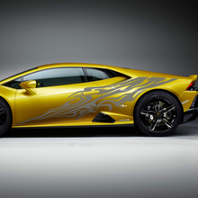 Seiten-Tribal-Streifen-Grafiken Racing Vinyl Aufkleber Grafiken für Lamborghini Huracan Evo
 2
