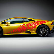 Seiten-Tribal-Streifen-Grafiken Racing Vinyl Aufkleber Grafiken für Lamborghini Huracan Evo
 3