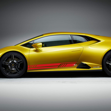 Seitenwangenstreifen Grafiken Racing Vinyl Aufkleber für Lamborghini Huracan Evo
 3