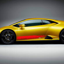Abgenutztes Seitenstreifen-Vinylaufkleber-Set für Lamborghini Huracan Evo_3