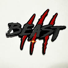 Beast Claw Scratch Kotflügel 3D Abzeichen Emblem_3