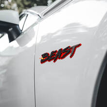 Bestie Kotflügel Heckklappenemblem 3D Abzeichen
 5