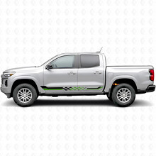 Schachbrett-Rennstreifen für Tür- und Schwellerverkleidung aus Vinyl für Chevrolet Colorado 3. Generation 2023-2026_4
