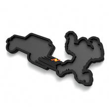 Yeti Sasquatch Jeep Kotflügel Emblem 3D Abzeichen
 4