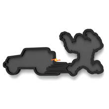 Yeti Sasquatch Jeep Kotflügel Emblem 3D Abzeichen
 5