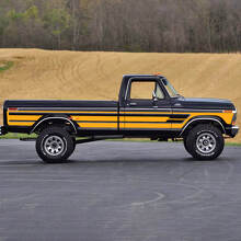 Seiten-Retro-Vintage-Vinylaufklebergrafik passend für 1978 Ford F-150 Ranger Lariat
 2