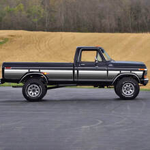 Retro Verlaufer Vintage Seitenaufkleber Vinyl decal für Ford F-150 Ranger Lariat 2